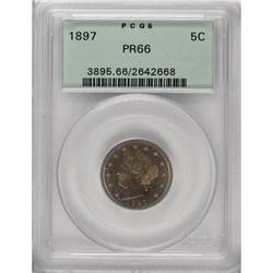1897 5C PR66 PCGS