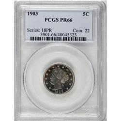 1903 5C PR66 PCGS