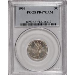 1909 5C PR67 Cameo PCGS
