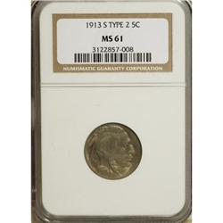 1913-S 5C Type Two MS61 NGC
