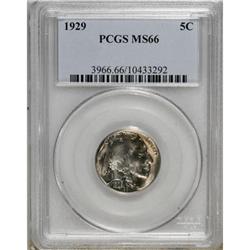 1929 5C MS66 PCGS