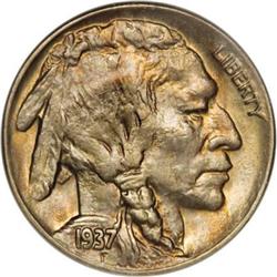 1937-D 5C Three-Legged MS62 NGC