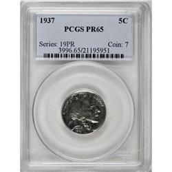 1937 5C PR65 PCGS
