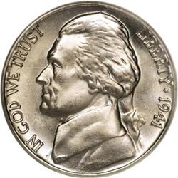 1941 5C MS67 Full Steps PCGS