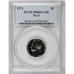 1971 5C No S PR66 Cameo PCGS