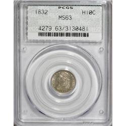 1832 H10C MS63 PCGS