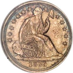 1839-O H10C No Drapery MS64 NGC