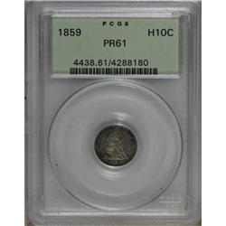 1859 H10C PR61 PCGS