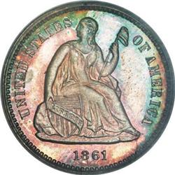 1861 H10C PR66 PCGS