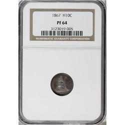 1867 H10C PR64 NGC