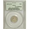 Image 3 : 1872-CC 10C VF25 PCGS