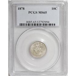 1878 10C MS65 PCGS
