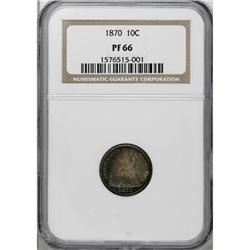 1870 10C PR66 NGC