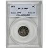 Image 1 : 1871 10C PR64 PCGS