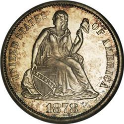 1878 10C PR66 Cameo NGC