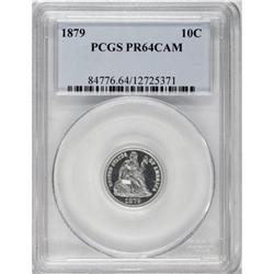 1879 10C PR64 Cameo PCGS
