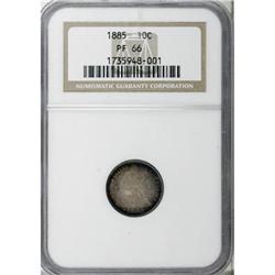 1885 10C PR66 NGC
