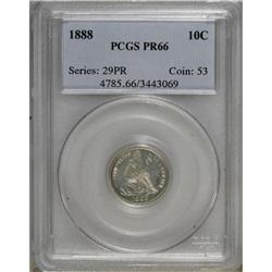 1888 10C PR66 PCGS
