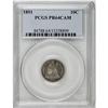 Image 1 : 1891 10C PR64 Cameo PCGS