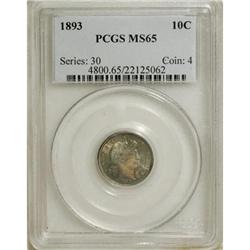 1893 10C MS65 PCGS