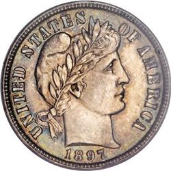 1897-O 10C MS64 PCGS