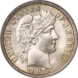 1897-O 10C MS64 PCGS