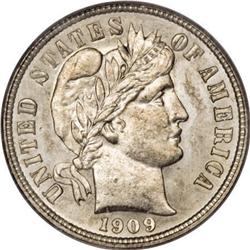 1909-S 10C MS65 PCGS