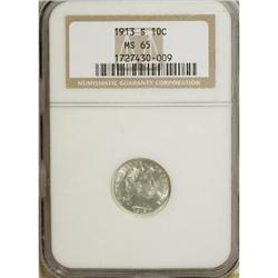 1913-S 10C MS65 NGC