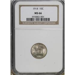 1914 10C MS66 NGC