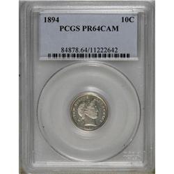 1894 10C PR64 Cameo PCGS