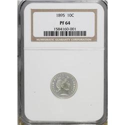 1895 10C PR64 NGC