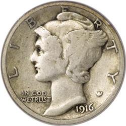 1916-D 10C VG10 PCGS