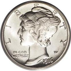 1916-S 10C MS67 Full Bands PCGS