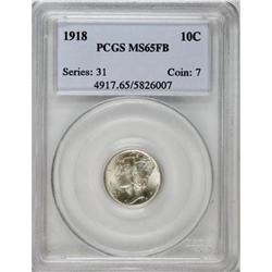 1918 10C MS65 Full Bands PCGS