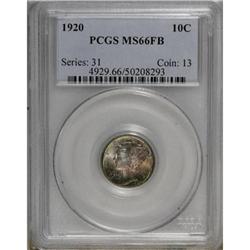 1920 10C MS66 Full Bands PCGS