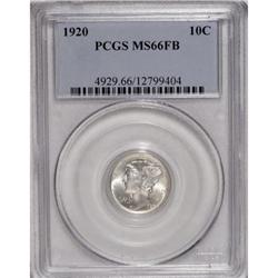 1920 10C MS66 Full Bands PCGS