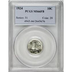 1924 10C MS66 Full Bands PCGS