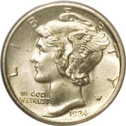 1924-S 10C MS64 Full Bands PCGS