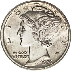 1926-S 10C MS64 Full Bands PCGS