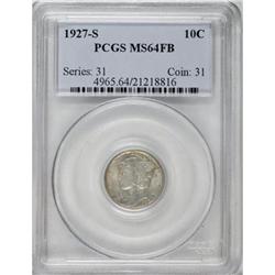 1927-S 10C MS64 Full Bands PCGS