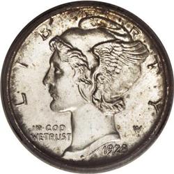 1928-D 10C MS66 Full Bands ICG