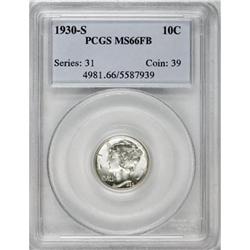 1930-S 10C MS66 Full Bands PCGS
