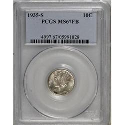 1935-S 10C MS67 Full Bands PCGS