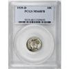 Image 1 : 1939-D 10C MS68 Full Bands PCGS
