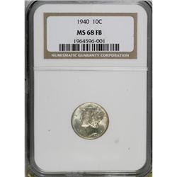 1940 10C MS68 Full Bands NGC