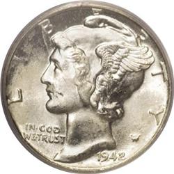 1942/1-D 10C MS63 Full Bands PCGS