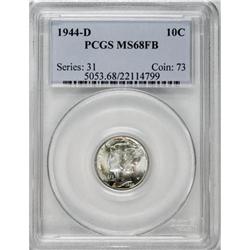 1944-D 10C MS68 Full Bands PCGS