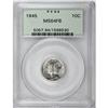 Image 3 : 1945 10C MS64 Full Bands PCGS