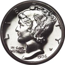 1936 10C PR66 PCGS