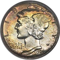 1936 10C PR67 PCGS. CAC